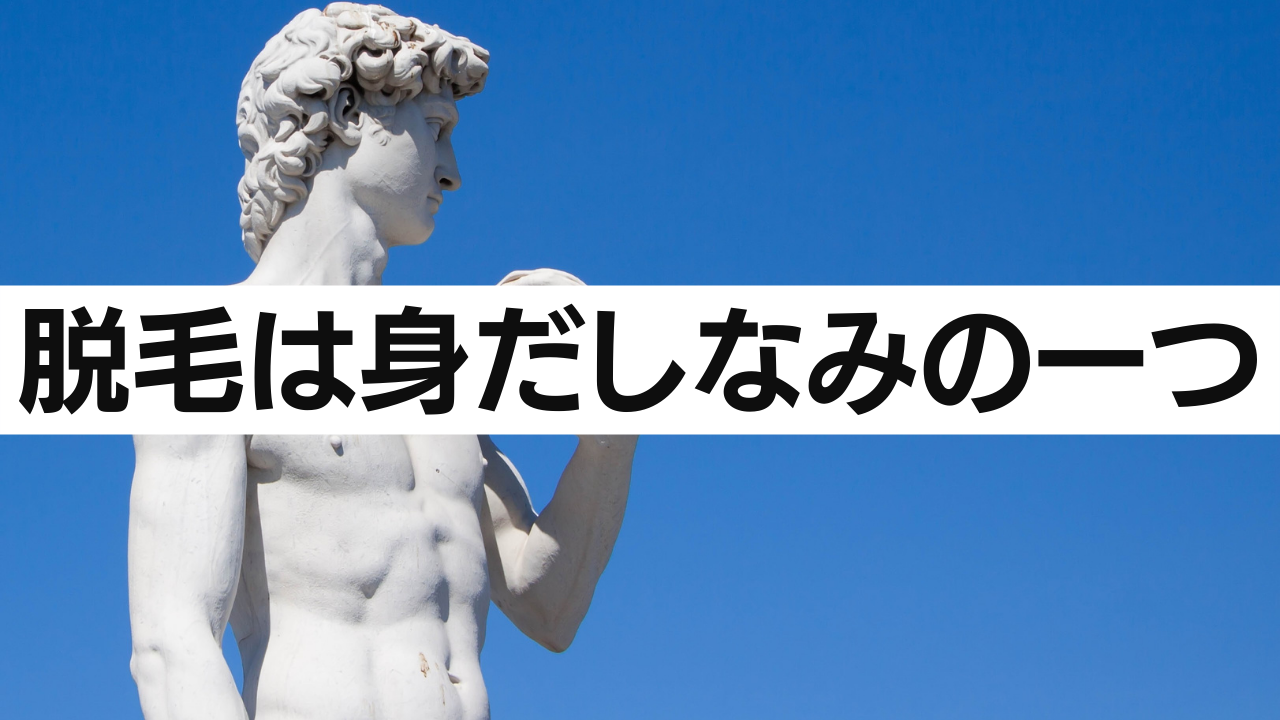 メンズ脱毛は身だしなみの一つである！？